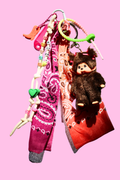 Grigri de Sac Porte-Bonheur - Kiki Fille (Monchhichi) Coachella
