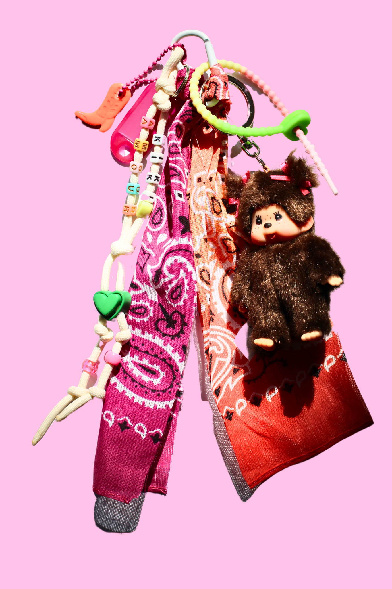 Grigri de Sac Porte-Bonheur - Kiki Fille (Monchhichi) Coachella